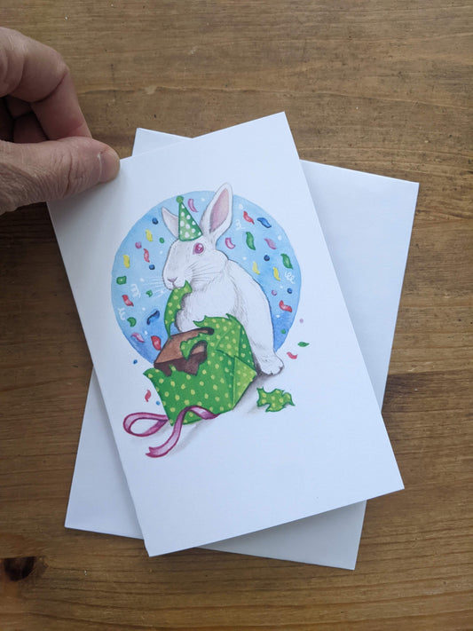 Party Yoshi the Bunny Birthday Card