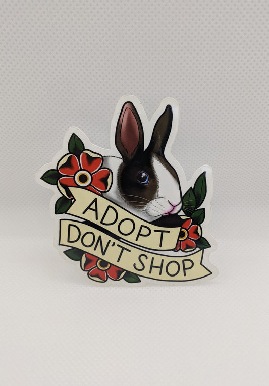 Adopt Don't Shop Sticker